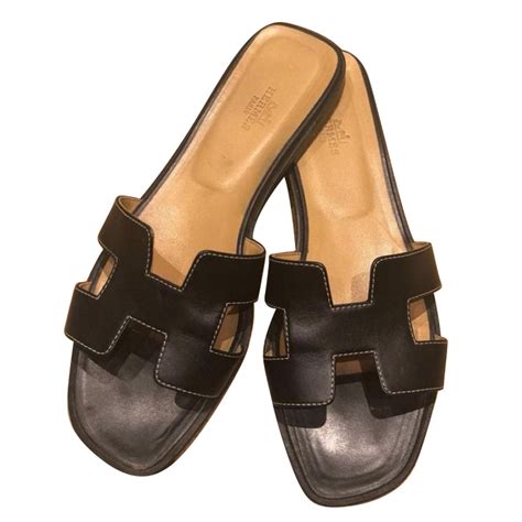 hermes sandals black|where to buy hermes sandals.